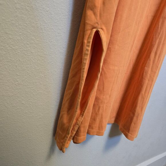 Old Navy Women's Orange Ribbed Lightweight Sleeveless Maxi Dress Plus Size 4X - Picture 4 of 5
